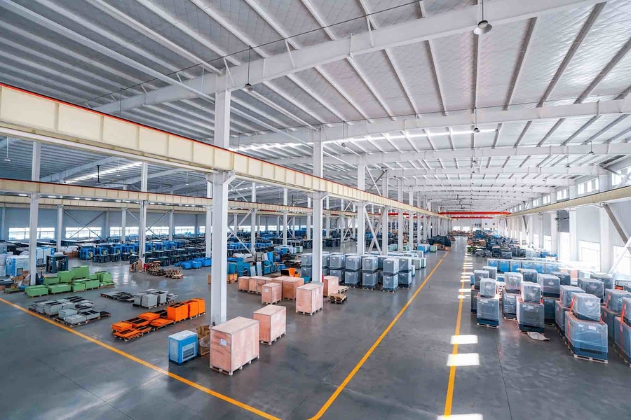 Jiangsu Jufeng Machinery Manufacturing Co., LTD línea de producción del fabricante