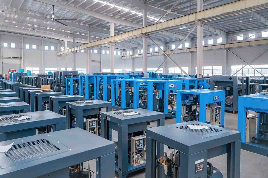 Jiangsu Jufeng Machinery Manufacturing Co., LTD línea de producción del fabricante