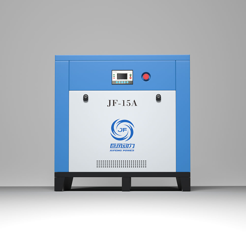 JF-15A 11kw de potencia de frecuencia fija de velocidad de tornillo tipo compresor de aire con electricidad 380V / 3pH / 50Hz
