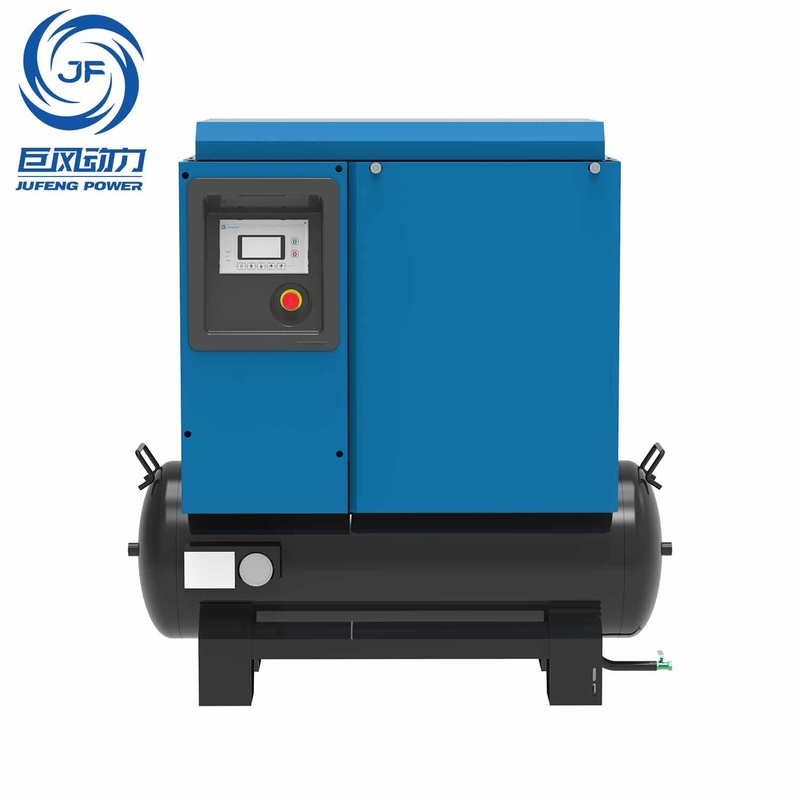 8-16bar 10hp 220v Compresor de aire de tornillo con imán permanente monofásico extraíble con 490-980 L/min