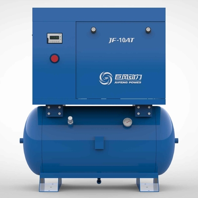 Jufeng compressor de aire de tornillo de imán permanente de una sola fase 10hp 7.5kw